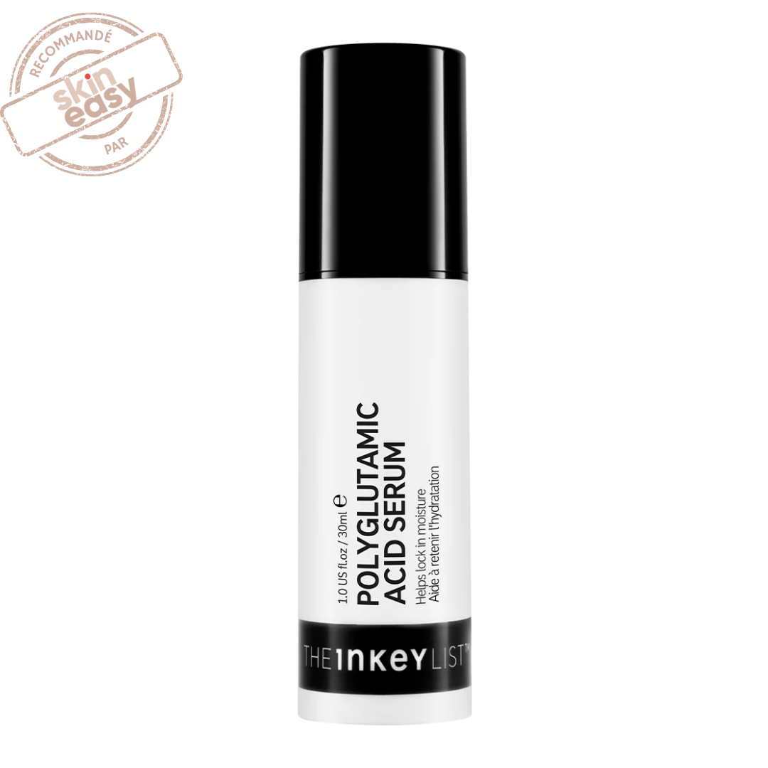 INKEY list polyglutamic acid serum crème hydratante peau mixte